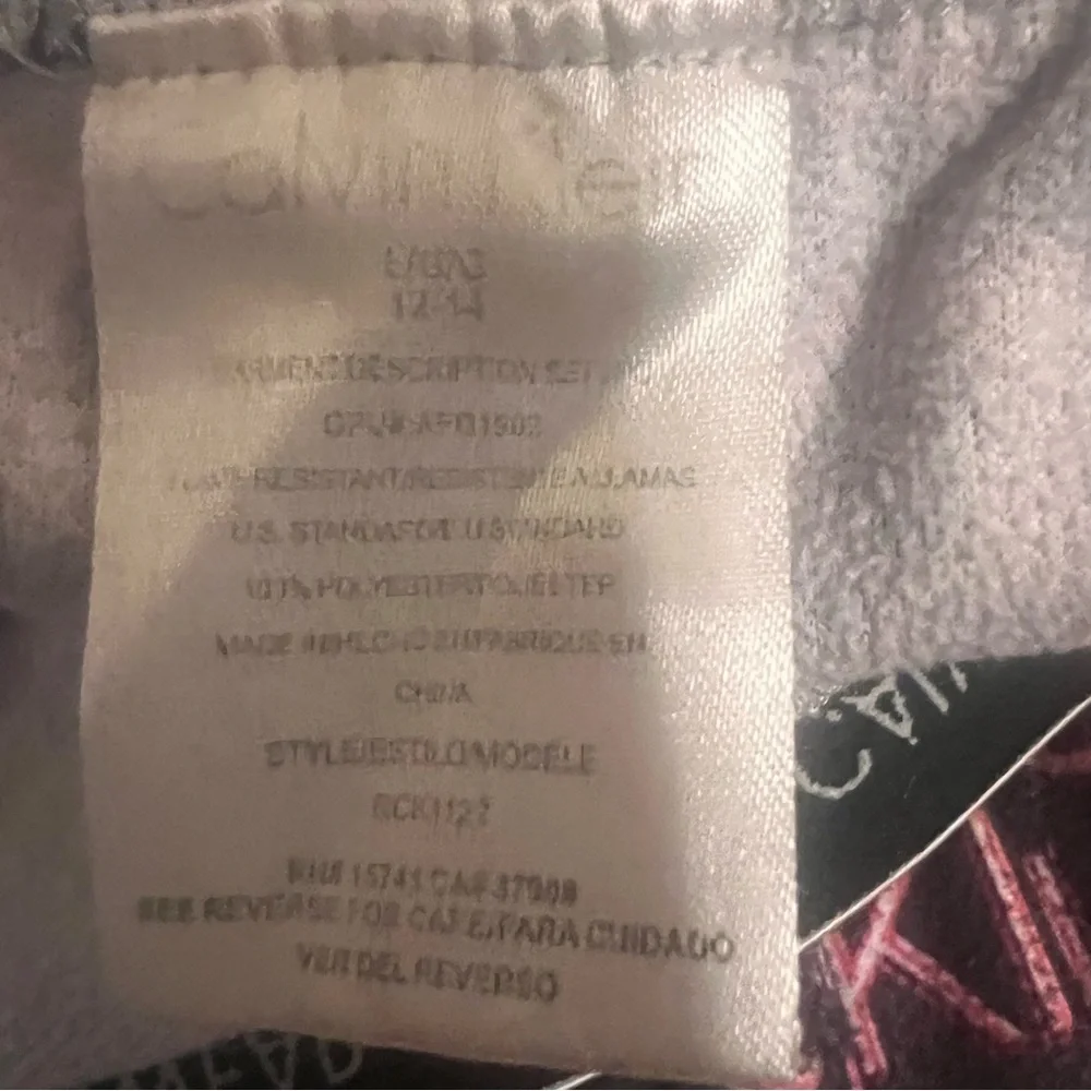Calvin Klein Boy’s Pajama Sets - Gray and Red Plaid 12/14